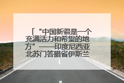 “中国新疆是一个充满活力和希望的地方”——印度尼西亚北苏门答腊省伊斯兰教代表团参访新疆