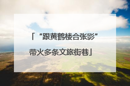 “跟黄鹤楼合张影”带火多条文旅街巷