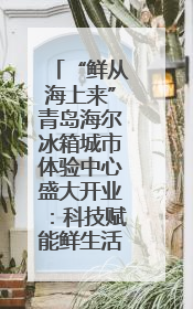 “鲜从海上来”青岛海尔冰箱城市体验中心盛大开业：科技赋能鲜生活，重新定义全球饮食未来
