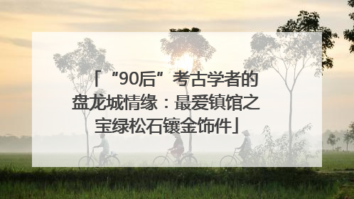“90后”考古学者的盘龙城情缘：最爱镇馆之宝绿松石镶金饰件