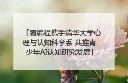 猿编程携手清华大学心理与认知科学系 共推青少年AI认知研究发展