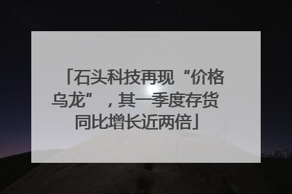 石头科技再现“价格乌龙”，其一季度存货同比增长近两倍