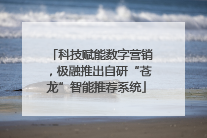 科技赋能数字营销，极融推出自研“苍龙”智能推荐系统