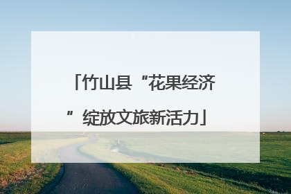 竹山县“花果经济”绽放文旅新活力