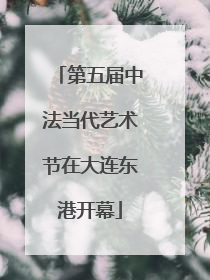 第五届中法当代艺术节在大连东港开幕