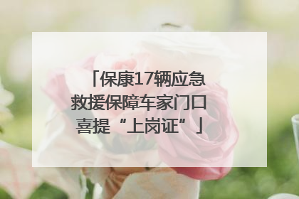 保康17辆应急救援保障车家门口喜提“上岗证”