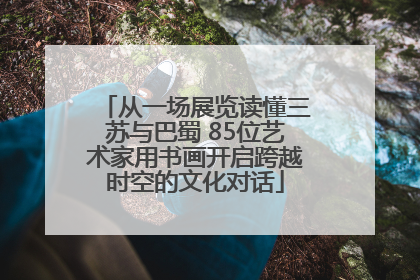 从一场展览读懂三苏与巴蜀 85位艺术家用书画开启跨越时空的文化对话