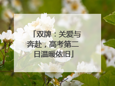 双牌：关爱与奔赴，高考第二日温暖依旧
