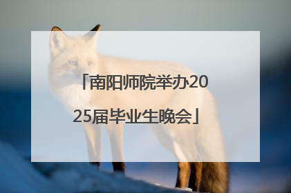 南阳师院举办2025届毕业生晚会