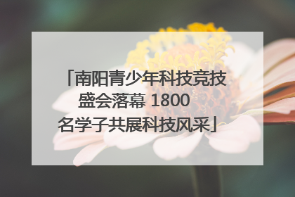 南阳青少年科技竞技盛会落幕 1800 名学子共展科技风采
