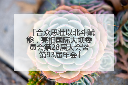 合众思壮以北斗赋能，亮相国际大坝委员会第28届大会暨第93届年会