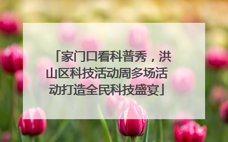 家门口看科普秀，洪山区科技活动周多场活动打造全民科技盛宴