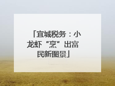 宜城税务：小龙虾“烹”出富民新图景