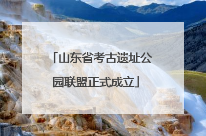 山东省考古遗址公园联盟正式成立
