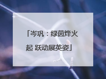 岑巩：绿茵烽火起 跃动展英姿