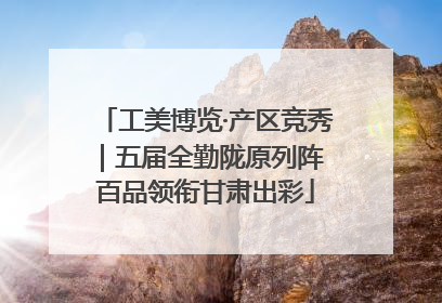 工美博览·产区竞秀｜五届全勤陇原列阵 百品领衔甘肃出彩