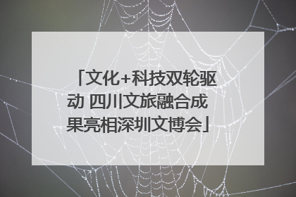 文化+科技双轮驱动 四川文旅融合成果亮相深圳文博会