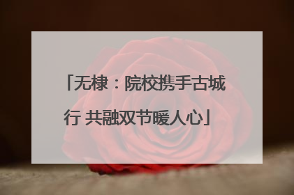无棣：院校携手古城行 共融双节暖人心