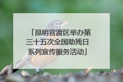 昆明官渡区举办第三十五次全国助残日系列宣传服务活动