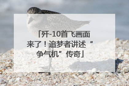 歼-10首飞画面来了！追梦者讲述“争气机”传奇