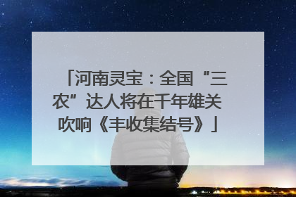 河南灵宝：全国“三农”达人将在千年雄关吹响《丰收集结号》
