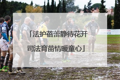 法护蓓蕾静待花开 司法育苗情暖童心