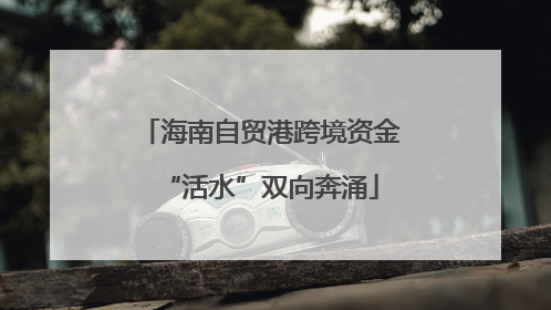 海南自贸港跨境资金“活水”双向奔涌