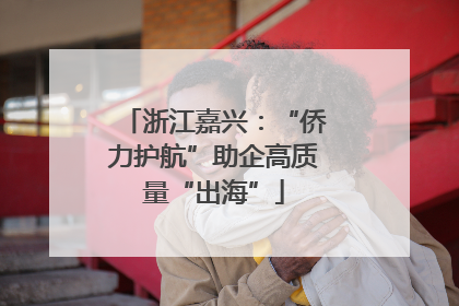 浙江嘉兴：“侨力护航”助企高质量“出海”