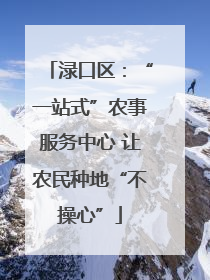 渌口区：“一站式”农事服务中心 让农民种地“不操心”