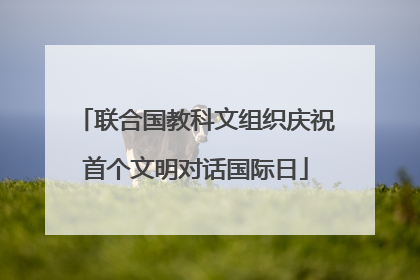 联合国教科文组织庆祝首个文明对话国际日