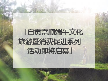 自贡富顺端午文化旅游暨消费促进系列活动即将启幕