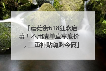 蘑菇街618狂欢启幕！不用凑单直享底价，三重补贴嗨购今夏