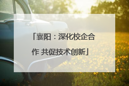 襄阳：深化校企合作 共促技术创新