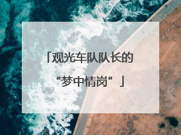 观光车队队长的“梦中情岗”