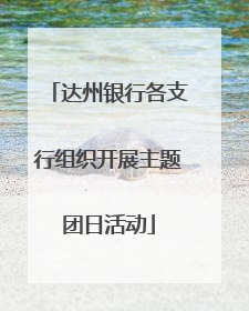 达州银行各支行组织开展主题团日活动