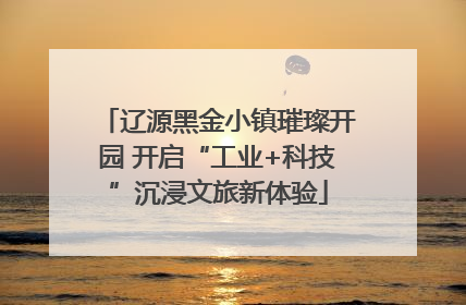 辽源黑金小镇璀璨开园 开启“工业+科技”沉浸文旅新体验