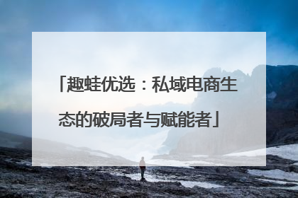 趣蛙优选：私域电商生态的破局者与赋能者