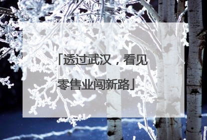 透过武汉，看见零售业闯新路