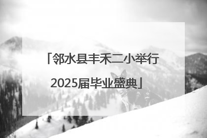 邻水县丰禾二小举行2025届毕业盛典