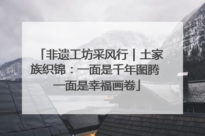 非遗工坊采风行｜土家族织锦：一面是千年图腾 一面是幸福画卷