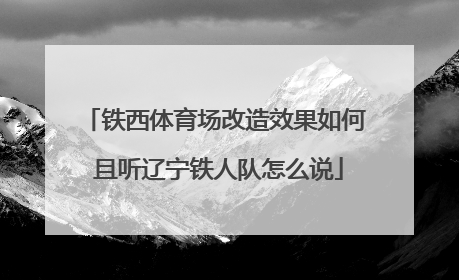 铁西体育场改造效果如何 且听辽宁铁人队怎么说