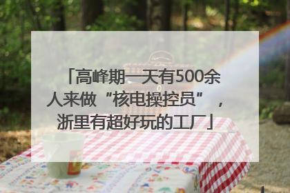 高峰期一天有500余人来做“核电操控员”，浙里有超好玩的工厂