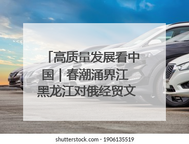 高质量发展看中国｜春潮涌界江 黑龙江对俄经贸文旅交流绿意盎然