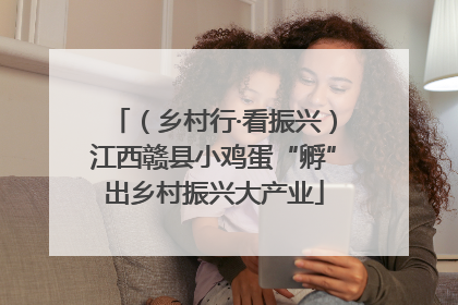 （乡村行·看振兴）江西赣县小鸡蛋“孵”出乡村振兴大产业