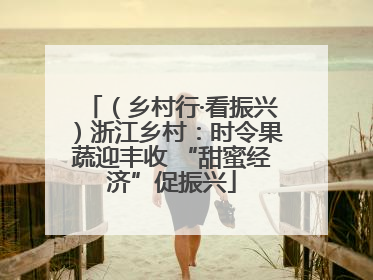 （乡村行·看振兴）浙江乡村：时令果蔬迎丰收 “甜蜜经济”促振兴