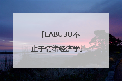 LABUBU不止于情绪经济学